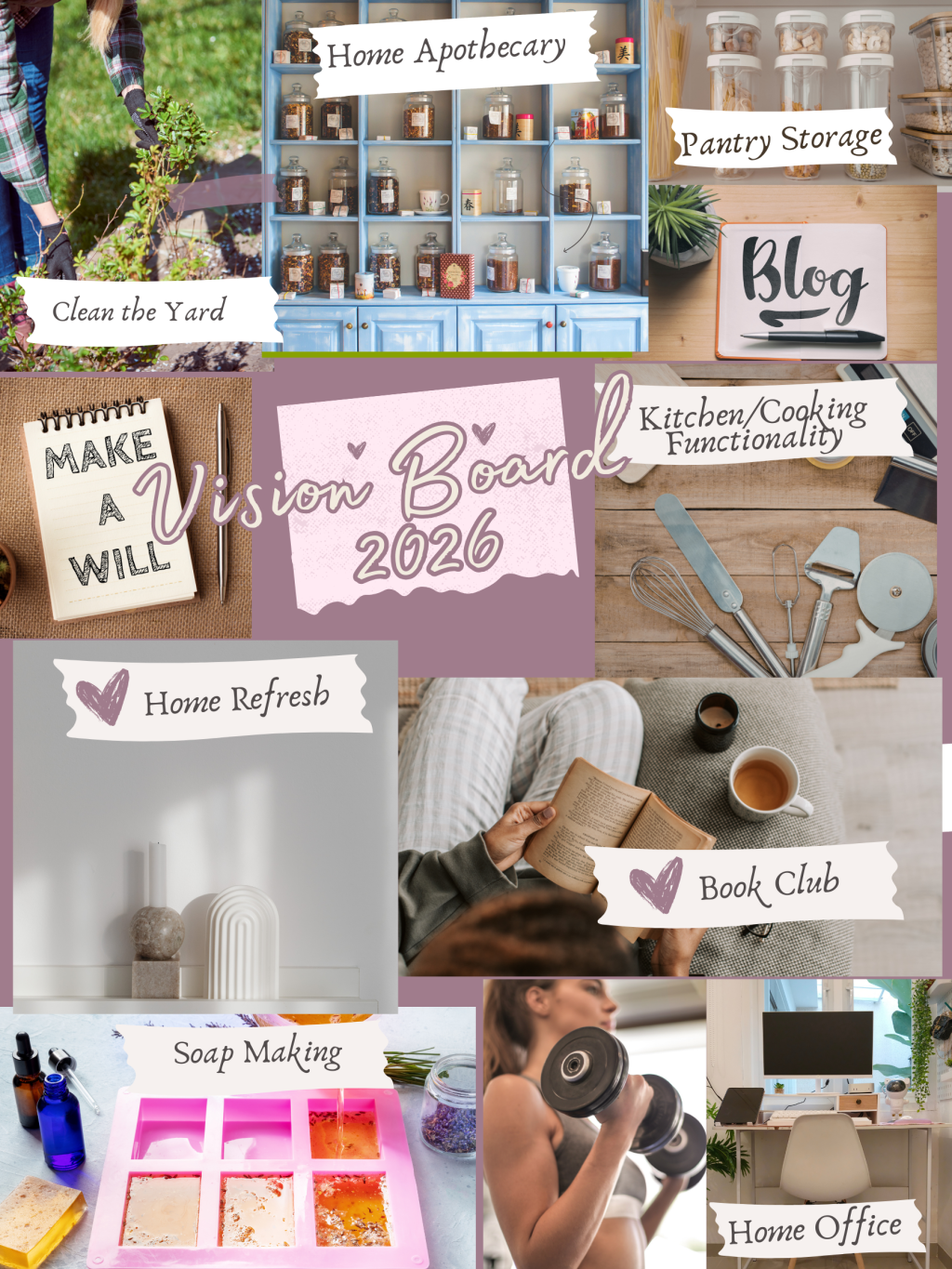 January:  My 2026 Vision&nbsp;Board